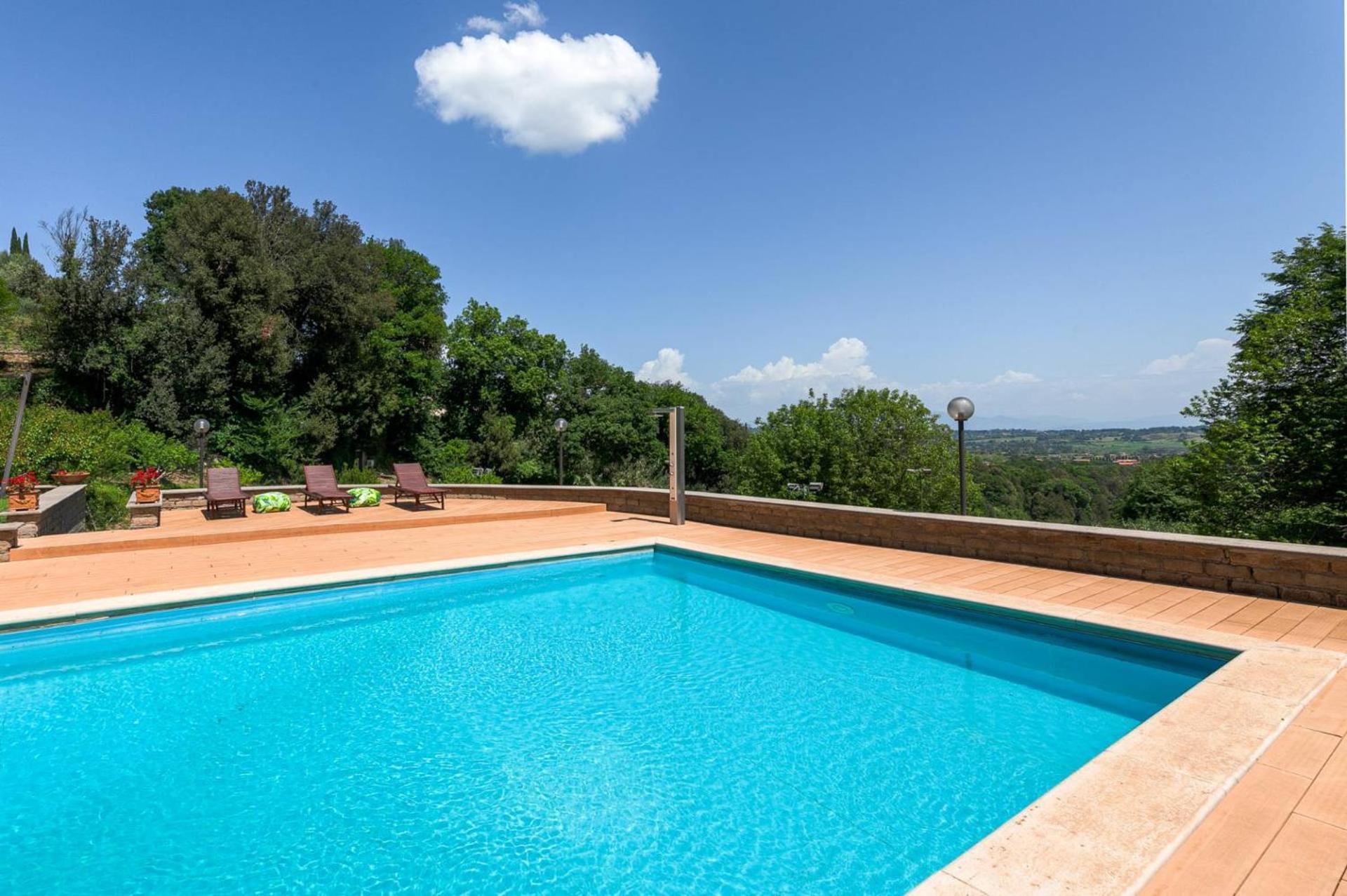 Villa Carolina - Piscina E Parco Panoramico Campagnano Di Roma Exterior photo