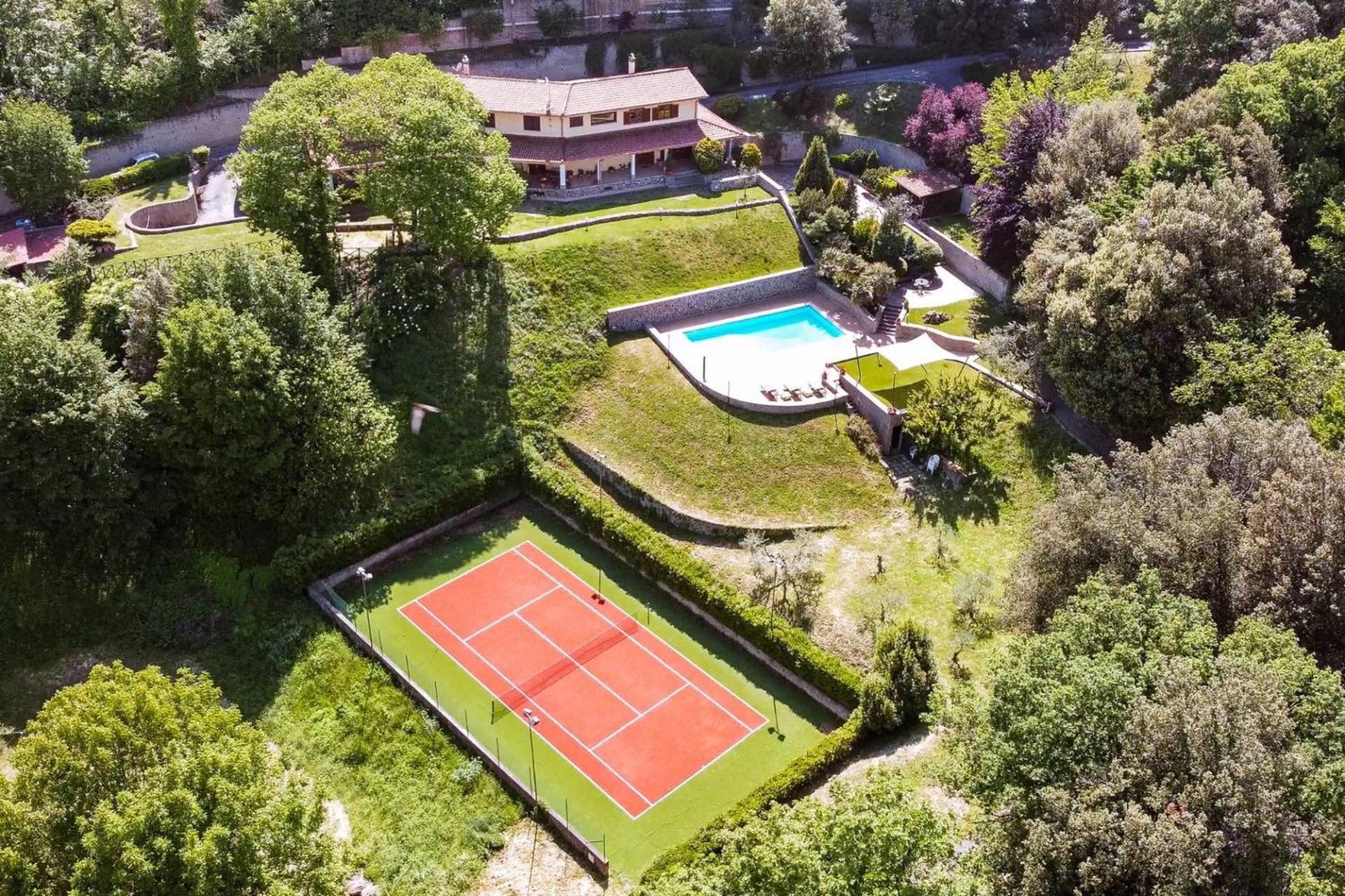 Villa Carolina - Piscina E Parco Panoramico Campagnano Di Roma Exterior photo