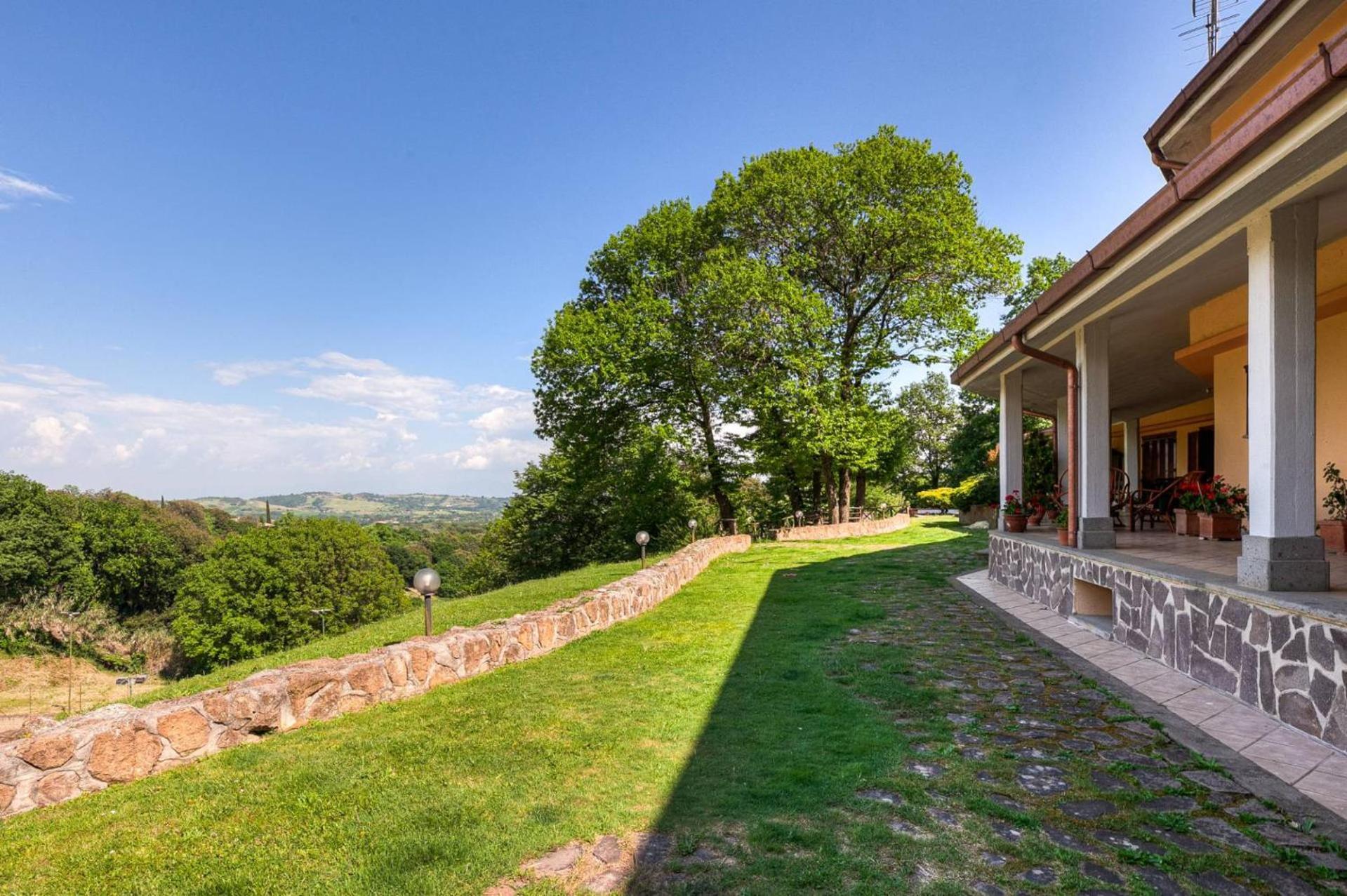 Villa Carolina - Piscina E Parco Panoramico Campagnano Di Roma Exterior photo