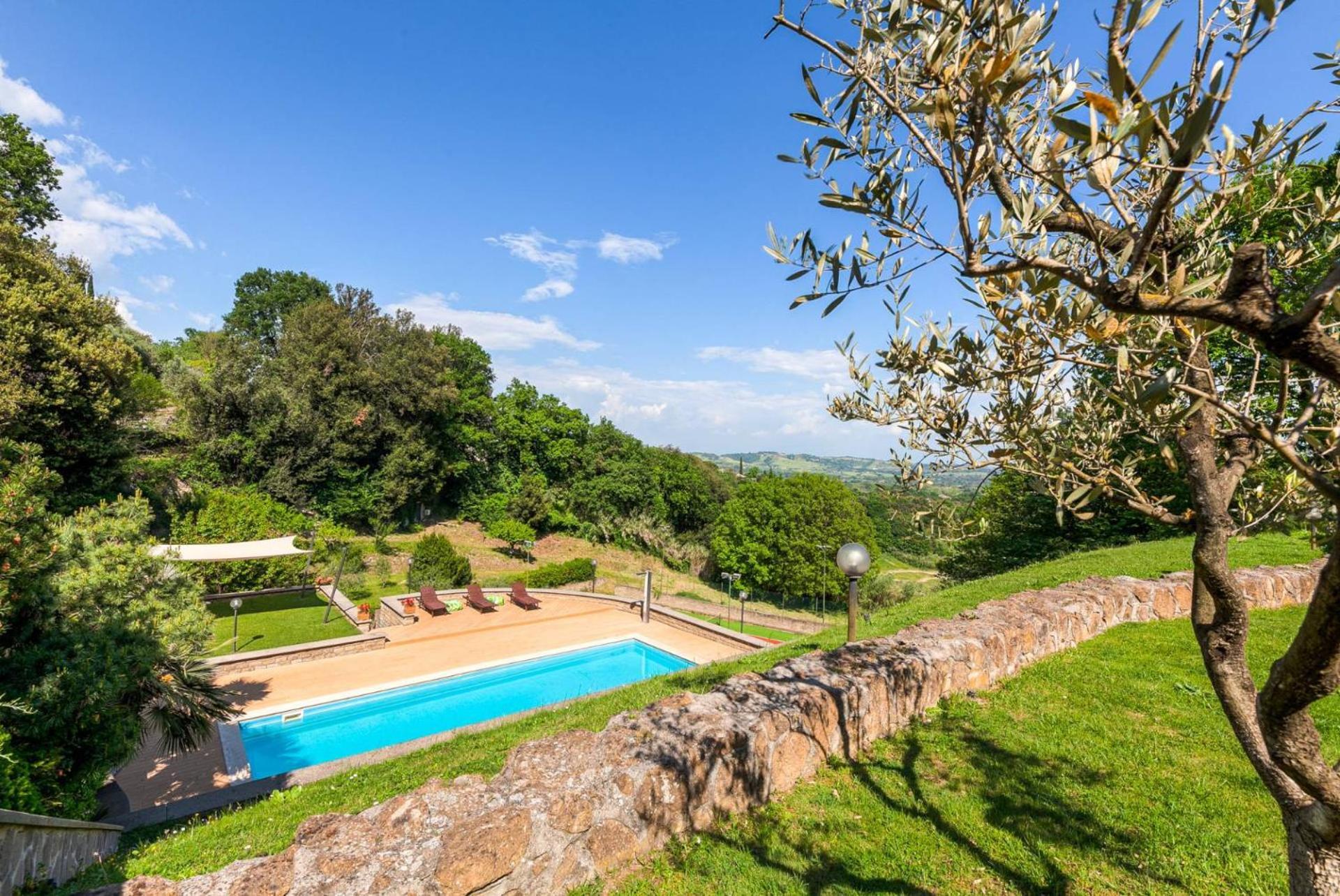 Villa Carolina - Piscina E Parco Panoramico Campagnano Di Roma Exterior photo